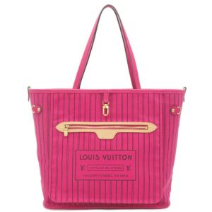 ルイヴィトン LOUIS VUITTON 2WAYバッグ ネヴァーフル インサイドアウト MM モノグラムキャンバス ポンディシェリピンク ゴールド金具 トートバッグ ショルダーバッグ リバーシブル M12707 RFID 【保存袋】 【中古】