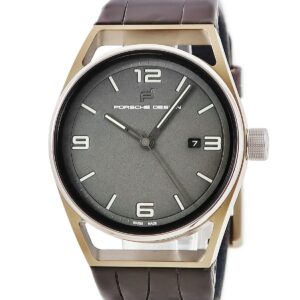 ポルシェ デザイン PORSCHE DESIGN 1919 デイトタイマー エタニティ 6020.3.03.004.07.2 チタン デイト メンズ 腕時計自動巻き グレー 【中古】