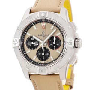 ブライトリング BREITLING アベンジャー B01 クロノグラフ 44 AB0147 AB0147101A1X1 デイト スモールセコンド メンズ 腕時計自動巻き ベージュ 【中古】