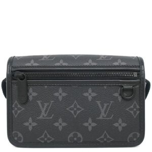 ルイヴィトン LOUIS VUITTON ショルダーバッグ ボスフォール ウェアラブル ウォレット レザー モノグラムエクリプスキャンバス モノグラムエクリプス ブラック金具 黒 ショルダー 斜め掛け ネームタグ欠品 M12599 RFID 【中古】