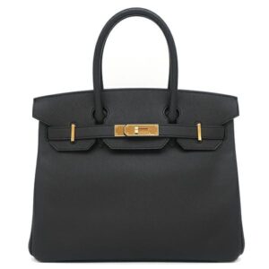 エルメス HERMES ハンドバッグ バーキン30 ヴォーエプソン ブラック ゴールド金具 黒 W刻印(2024年製) 【箱】 【中古】