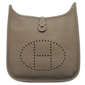 エルメス HERMES ショルダーバッグ エヴリン3 PM トリヨンクレマンス エトゥープ ゴールド金具 グレージュ C刻印 【箱】 【中古】