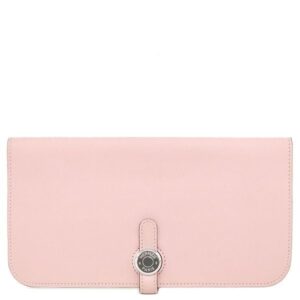 エルメス HERMES 長財布 ドゴンロング スイフト ローズサクラ シルバー金具 T刻印 【箱】 【中古】