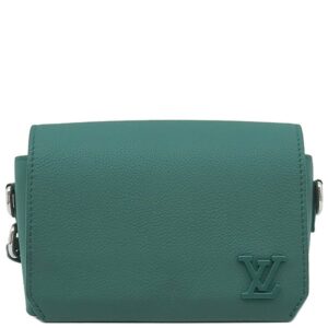 ルイヴィトン LOUIS VUITTON ショルダーバッグ ファストライン ウェアブル ウォレット カーフ エヴァーグリーン シルバー金具 緑 M82367 RFID 【中古】