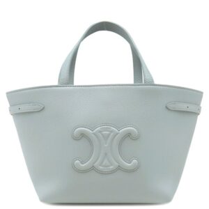 セリーヌ CELINE 2WAYバッグ ミニ カバ アナイス キュイル トリオンフ カーフ ライトクレイ ゴールド金具 ハンドバッグ ショルダー 121743 【保存袋】 【中古】
