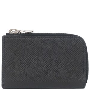 ルイヴィトン LOUIS VUITTON コインケース ポルトモネ ジュール タイガ アルドワーズ シルバー金具 黒 小銭入れ M63375 MB3158 【箱】 【中古】
