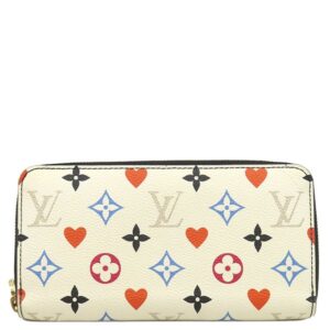 ルイヴィトン LOUIS VUITTON 長財布 ジッピーウォレット レザー モノグラムゲームオン ブロン ゴールド金具 モノグラム ハート クルーズコレクション M57491 CA4230 【箱】 【中古】中古美品