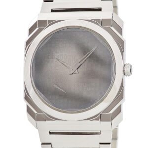 ブルガリ BVLGARI オクト フィニッシモ 妹島和世 103710 BGO40SXT シルバー 建築家 コラボ 限定 メンズ 腕時計自動巻き シルバー 【中古】