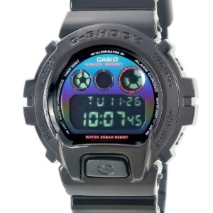 カシオ CASIO G-SHOCK ヴァーチャルレインボー Gamer’s RGBシリーズ DW-6900RGB-1ER 未使用 レインボー メンズ 腕時計クオーツ ブラック 【中古】未使用保管品