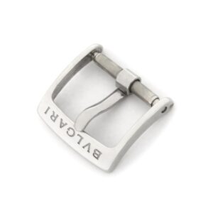ブルガリ BVLGARI 腕時計パーツ 純正 ステンレススチール シルバー 尾錠 14mm幅対応 ステンレス スチール SS ピンバックル パーツ 替え 予備 スペア 部品 シルバー 【中古】