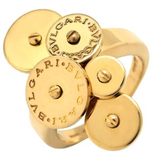 ブルガリ BVLGARI リング 指輪 チクラディ イエローゴールド 750 18K 18金 10号 【中古】